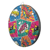Cible De Fléchettes Whimsical Retro Comic Burst - Vibrant Pop Art (Devant droit)