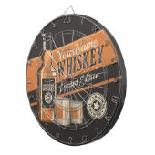 Cible De Fléchettes Whiskey Liquor Bottle Western Bar  (Devant droit)