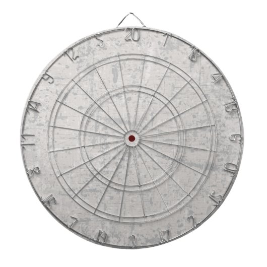 Cible De Fléchettes White Grey Art Lover Abstract Artist Painter (Devant)