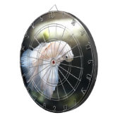 Cible De Fléchettes White siamese Fighting Fish (Devant droit)