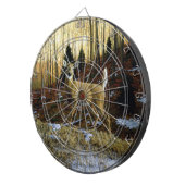 Cible De Fléchettes Whitetail Deer Doe dans la forêt d'automne (Devant droit)