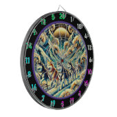 Cible De Fléchettes Wild Husky Horizon Room Art (Devant gauche)