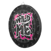 Cible De Fléchettes Wild Me Vache rose et blanc (Devant droit)