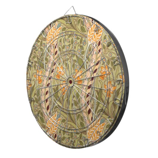 Cible De Fléchettes William Morris Daffodil Garden Flower Classic Bota (Devant droit)