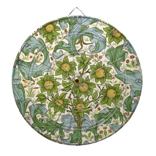 Cible De Fléchettes William Morris' Orchard Pattern Art Nouveau (Devant)