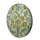 Cible De Fléchettes William Morris' Orchard Pattern Art Nouveau (Devant droit)