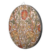 Cible De Fléchettes William Morris Rose Flower Fond d'écran Motif (Devant droit)