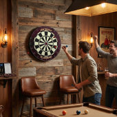 Cible De Fléchettes Win the Day Be Legendary Motivational Burgundy