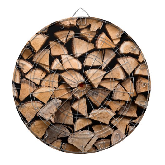 Cible De Fléchettes Woodpile (Devant)