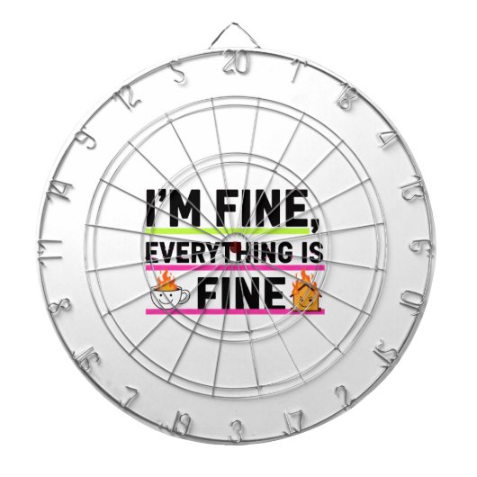 Cible De Fléchettes Wrapping Paper Flat Sheet Set of 3 (Devant)