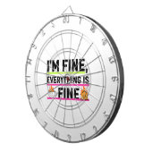 Cible De Fléchettes Wrapping Paper Flat Sheet Set of 3 (Devant droit)