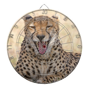 Cible De Fléchettes Yawning Cheetah