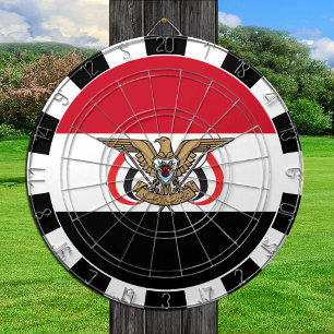 Cible De Fléchettes Yéménite Dartboard, jeu de société, Drapeau Yéméni