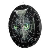 Cible De Fléchettes Yeux verts rougeoyants de chat de Kitty (Devant droit)