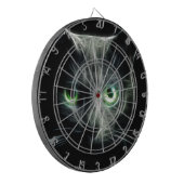 Cible De Fléchettes Yeux verts rougeoyants de chat de Kitty (Devant gauche)