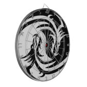 Cible De Fléchettes Yin et Yang dragon blanc et noir (Devant gauche)