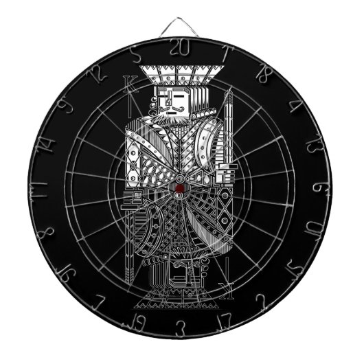 Cible De Fléchettes Ying Yang King (Devant)