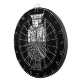 Cible De Fléchettes Ying Yang King (Devant droit)