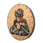 CIBLE DE FLÉCHETTES YORKIE POO (Devant droit)