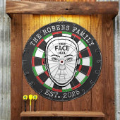 Cible De Fléchettes Your Face Here Dartboard