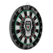Cible De Fléchettes Your Face Here Dartboard Funny Drinking Dartboard (Devant gauche)