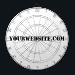 Cible De Fléchettes YourWebSite.com<br><div class="desc">"YourWebSite.com" Remplacez l'adresse .com par votre adresse Web. Ajoutez tout autre slogan ou texte.</div>