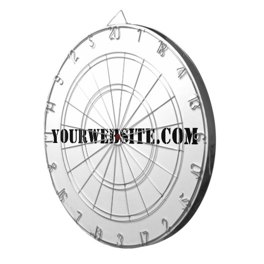 Cible De Fléchettes YourWebSite.com (Devant droit)