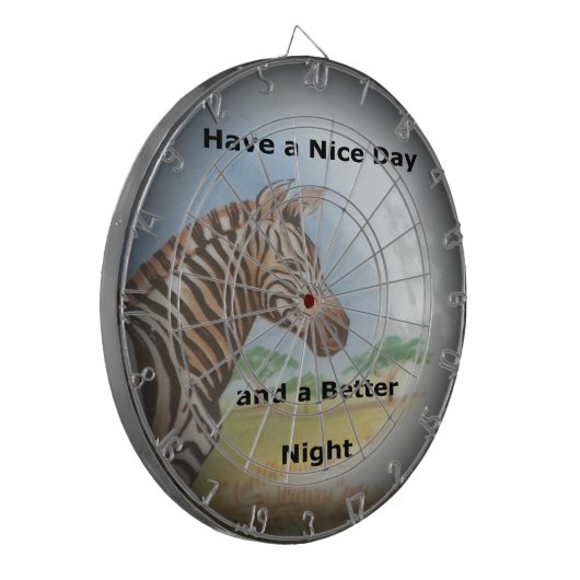 Cible De Fléchettes Zebra Portrait, Amboseli : L'Esprit du Savann (Devant gauche)