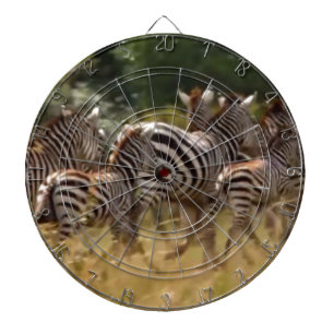 Cible De Fléchettes Zèbres en mouvement : Un voyage de mille milles