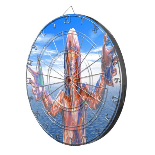 Cible De Fléchettes Zombie (Devant droit)