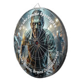 Cible De Fléchettes Zombie Apocalypse Déplaisant drôle (Devant droit)