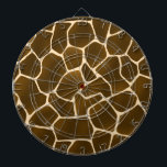 Cible De Fléchettes Zones de girafe Sauvage Safari Peau animal Imprime<br><div class="desc">Ce motif en peau de girafe saisissant capte l’essence d’un des géants les plus gracieux de la nature. Avec ses taches brunes profondes dressées contre une fourrure dorée couleur crème, elle reflète la beauté de la majestueuse girafe - un animal aimé pour son élégance unique et sa douceur. Les girafes...</div>