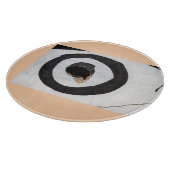 cible déchirures sur la planche à découper (Coin)