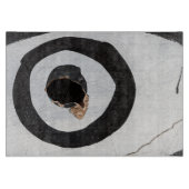 cible déchirures sur la planche à découper (Devant)