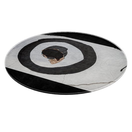 cible déchirures sur la planche à découper (Coin)