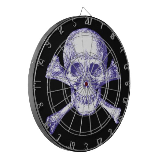 Cible d'os de crâne et de croix (Devant gauche)