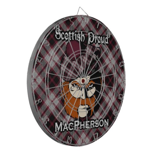 Cible écossaise de tartan de MacPherson de clan (Devant gauche)