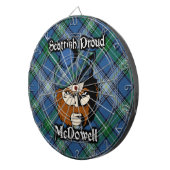 Cible écossaise de tartan de McDowell de clan (Devant droit)
