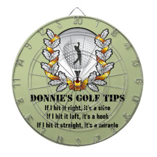 Cible personnalisée de vert de golfeur de bout de