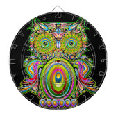 Cible psychédélique de Popart de hibou (Devant)