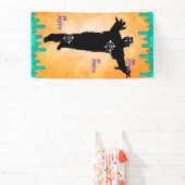 Cible tir Zombie Anniversaire bannière de la fête (Insitu)