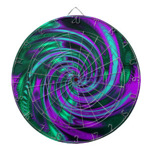 Cibles de flechettes 6B en marbre fractal