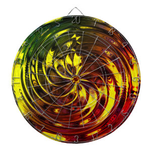 Cibles de flechettes en marbre fractal 6A