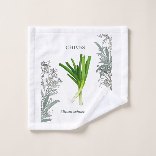 Ciboulette — Allium schoenoprasum (Gant de toilette)