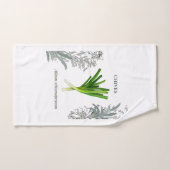 Ciboulette — Allium schoenoprasum (Serviette à main)