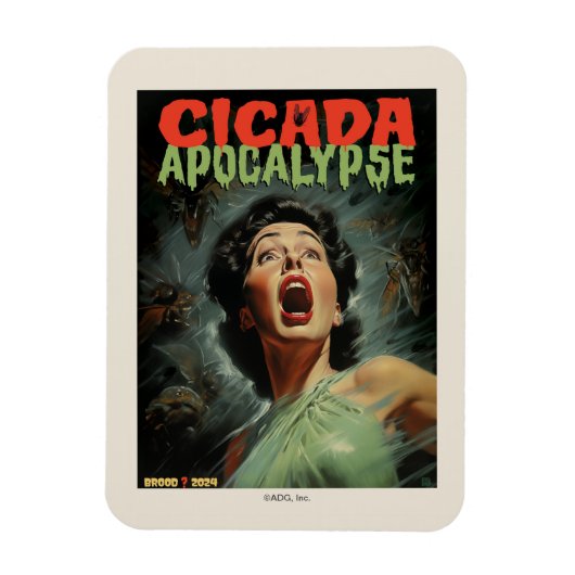 Cicada Apocalypse 2024 Magneet (Verticaal)