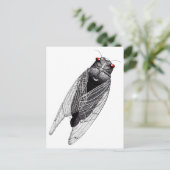 Cicada Briefkaart (Staand voorkant)