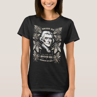 Cicada Brood XIII XIX niet meer sinds 1803 Tour T-shirt