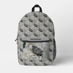 Cicada Bug Natuur Patroon Gepersonaliseerd Bedrukte Rugzak