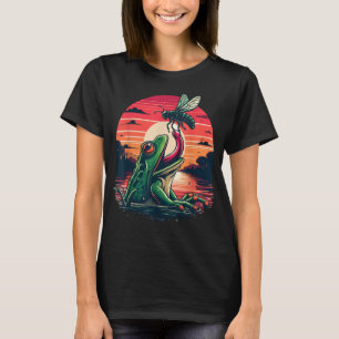 Cicada Comeback Tour Funny Frog Catching Cicada F T-shirt